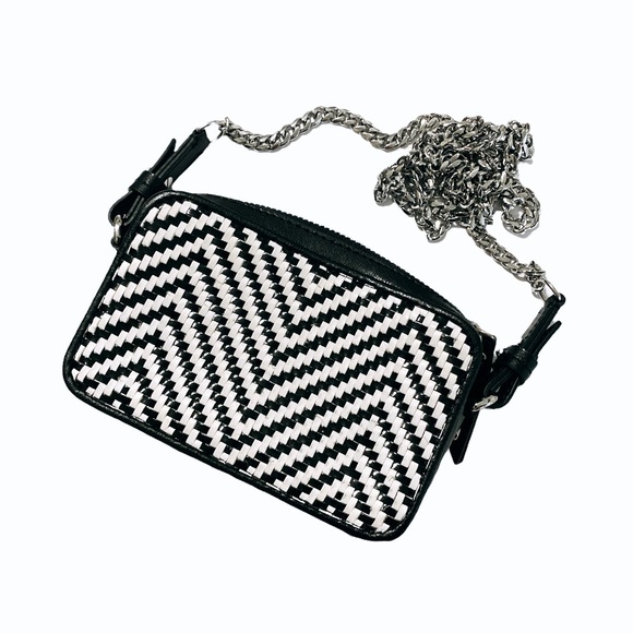 Banana Republic Woven Crossbody Mini Purse - Picture 1 of 4